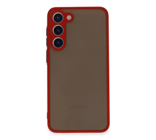 Samsung Galaxy S23 Plus Kılıf Montreal Silikon Kapak - Kırmızı