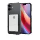 Apple iPhone 16 Plus Kılıf Kart Şeffaf Silikon - Şeffaf