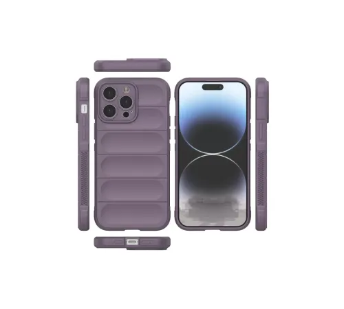 Apple iPhone 13 Pro Max Kılıf Optimum Silikon - Mor