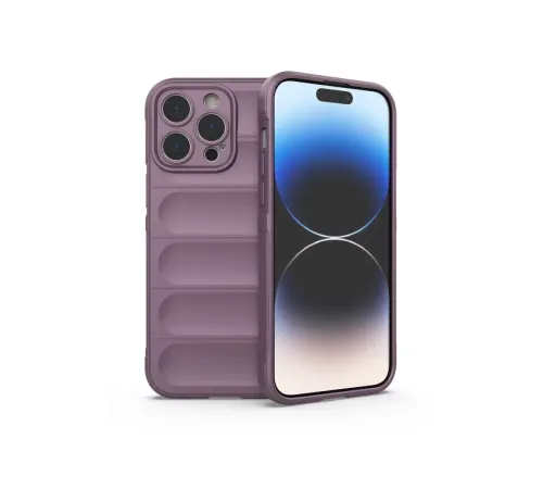 Apple iPhone 13 Pro Max Kılıf Optimum Silikon - Mor