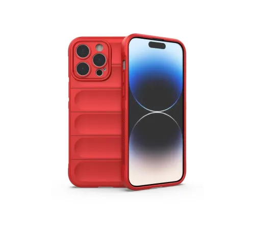 Apple iPhone 14 Pro Kılıf Optimum Silikon - Kırmızı