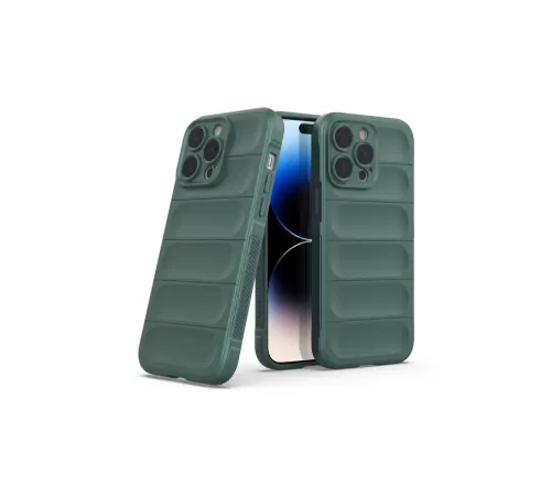 Apple iPhone 14 Pro Kılıf Optimum Silikon - Koyu Yeşil