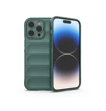 Apple iPhone 14 Pro Kılıf Optimum Silikon - Koyu Yeşil
