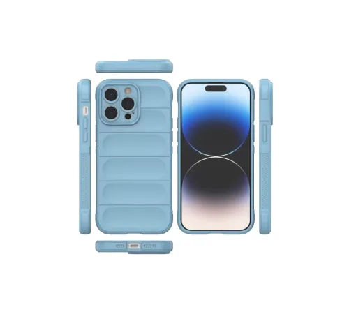 Apple iPhone 14 Pro Kılıf Optimum Silikon - Sky Blue