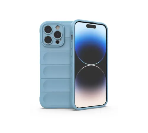 Apple iPhone 14 Pro Kılıf Optimum Silikon - Sky Blue