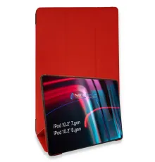 Apple iPad 10.2 (7.nesil) Kılıf Tablet Smart Kılıf - Kırmızı