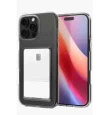 Apple iPhone 16 Pro Max Kılıf Kart Şeffaf Silikon - Şeffaf