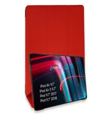 Apple iPad 5 Air 9.7 Kılıf Tablet Smart Kılıf - Kırmızı