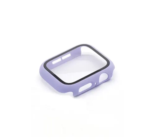 Apple Watch 38mm Camlı Kasa Ekran Koruyucu - Lila