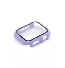 Apple Watch 38mm Camlı Kasa Ekran Koruyucu - Lila