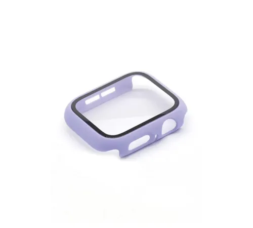 Apple Watch 38mm Camlı Kasa Ekran Koruyucu - Lila