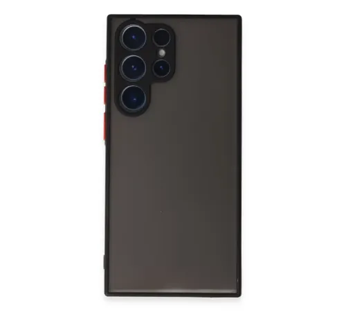 Samsung Galaxy S23 Ultra Kılıf Montreal Silikon Kapak - Siyah