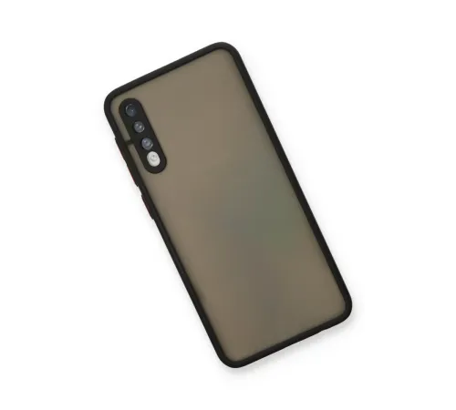 Samsung Galaxy A30S Kılıf Montreal Silikon Kapak - Siyah