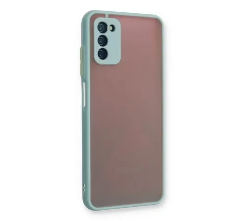 Samsung Galaxy A03S Kılıf Montreal Silikon Kapak - Turkuaz