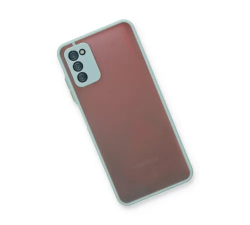 Samsung Galaxy A03S Kılıf Montreal Silikon Kapak - Turkuaz