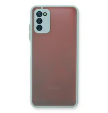 Samsung Galaxy A03S Kılıf Montreal Silikon Kapak - Turkuaz