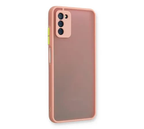 Samsung Galaxy A03S Kılıf Montreal Silikon Kapak - Pembe