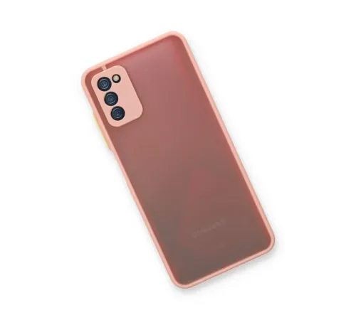 Samsung Galaxy A03S Kılıf Montreal Silikon Kapak - Pembe
