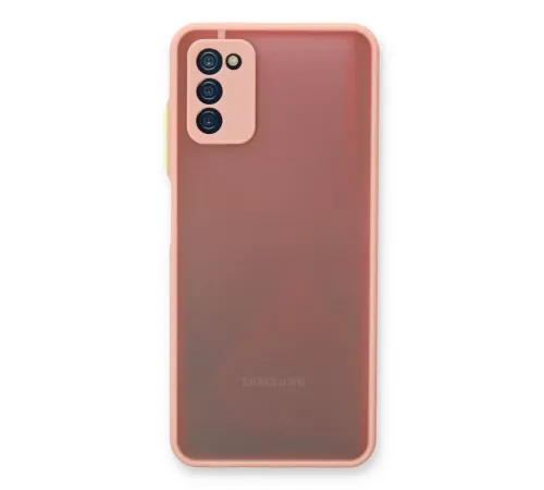 Samsung Galaxy A03S Kılıf Montreal Silikon Kapak - Pembe