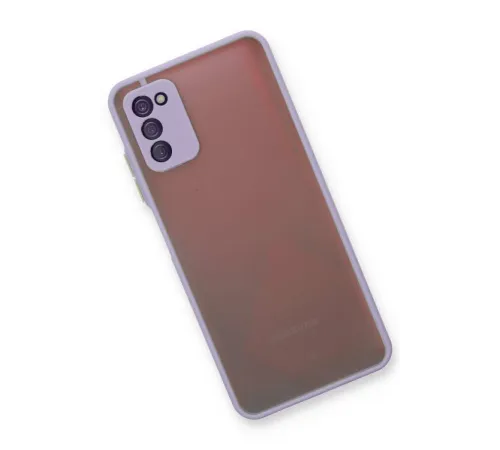 Samsung Galaxy A03S Kılıf Montreal Silikon Kapak - Mor