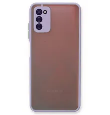 Samsung Galaxy A03S Kılıf Montreal Silikon Kapak - Mor