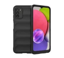 Samsung Galaxy A03S Kılıf Optimum Silikon - Siyah