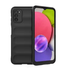 Samsung Galaxy A03S Kılıf Optimum Silikon - Siyah