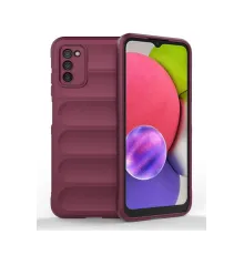 Samsung Galaxy A03S Kılıf Optimum Silikon - Bordo