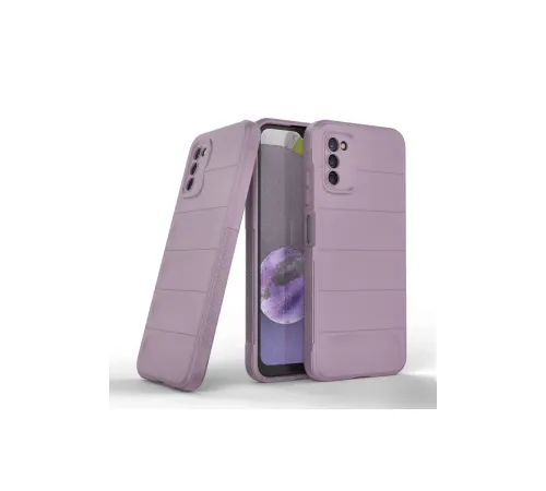 Samsung Galaxy A03S Kılıf Optimum Silikon - Mor