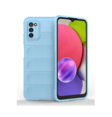 Samsung Galaxy A03S Kılıf Optimum Silikon - Sky Blue