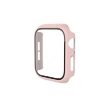 Apple Watch 41mm Camlı Kasa Ekran Koruyucu - Pembe