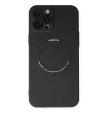Apple iPhone 12 Pro Kılıf Jack Magneticsafe Lens Silikon - Siyah