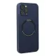 Apple iPhone 12 Pro Kılıf Jack Magneticsafe Lens Silikon - Lacivert