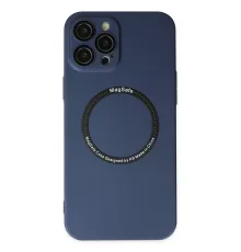 Apple iPhone 12 Pro Kılıf Jack Magneticsafe Lens Silikon - Lacivert
