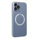Apple iPhone 12 Pro Kılıf Jack Magneticsafe Lens Silikon - Sierra Blue