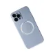 Apple iPhone 12 Pro Kılıf Jack Magneticsafe Lens Silikon - Sierra Blue
