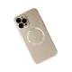 Apple iPhone 12 Pro Kılıf Jack Magneticsafe Lens Silikon - Gold