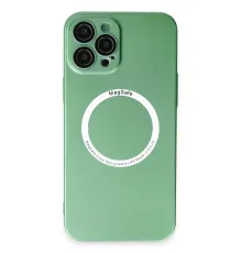 Apple iPhone 12 Pro Kılıf Jack Magneticsafe Lens Silikon - Yeşil
