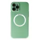 Apple iPhone 12 Pro Kılıf Jack Magneticsafe Lens Silikon - Yeşil