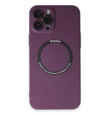 Apple iPhone 12 Pro Kılıf Jack Magneticsafe Lens Silikon - Mürdüm