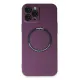 Apple iPhone 12 Pro Kılıf Jack Magneticsafe Lens Silikon - Mürdüm