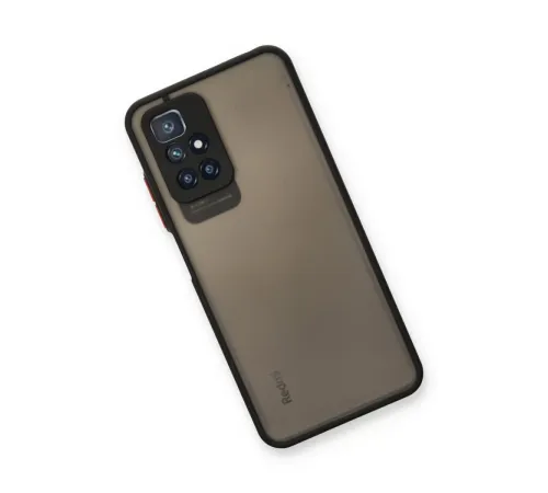 Xiaomi Redmi 10 2022 Kılıf Montreal Silikon Kapak - Siyah