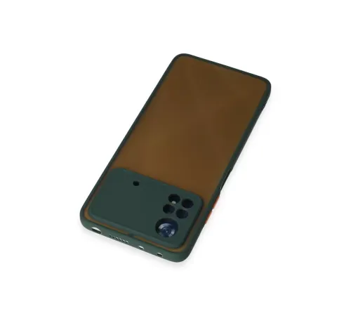 Xiaomi Poco X4 Pro 5G Kılıf Montreal Silikon Kapak - Yeşil