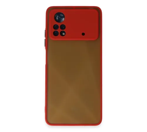 Xiaomi Poco X4 Pro 5G Kılıf Montreal Silikon Kapak - Kırmızı