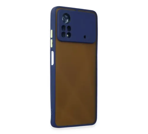 Xiaomi Poco X4 Pro 5G Kılıf Montreal Silikon Kapak - Lacivert