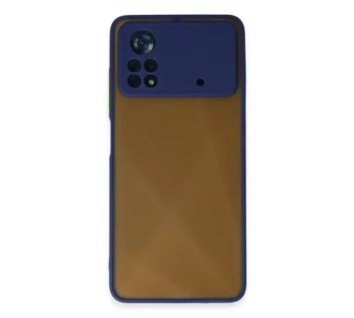 Xiaomi Poco X4 Pro 5G Kılıf Montreal Silikon Kapak - Lacivert
