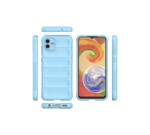 Samsung Galaxy A04 Kılıf Optimum Silikon - Sky Blue