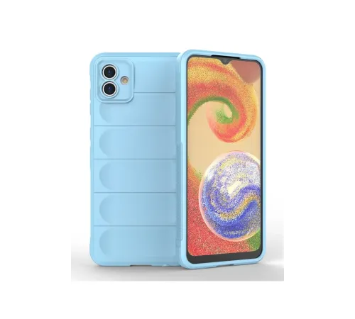 Samsung Galaxy A04 Kılıf Optimum Silikon - Sky Blue