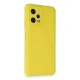 Xiaomi Redmi Note 12 5G Kılıf Nano içi Kadife Silikon - Sarı