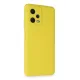 Xiaomi Redmi Note 12 5G Kılıf Nano içi Kadife Silikon - Sarı